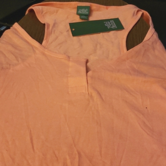 Wild Fable Relaxed Cropped T-Back Tank Top in Retro Pink Size L - Picture 2 of 7